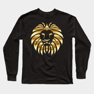 GOLDEN LION HEAD Long Sleeve T-Shirt